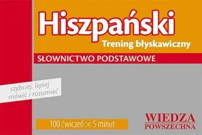 Książka - Hiszpański trening błyskawiczny. Słownictwo podstawowa