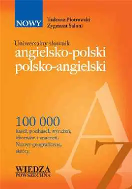 Książka - Uniwersalny słownik ang-pol, pol-ang