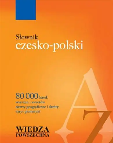 Książka - Słownik czesko-polski