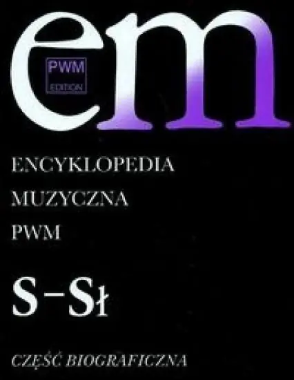 Książka - Encyklopedia muzyczna S-SŁ