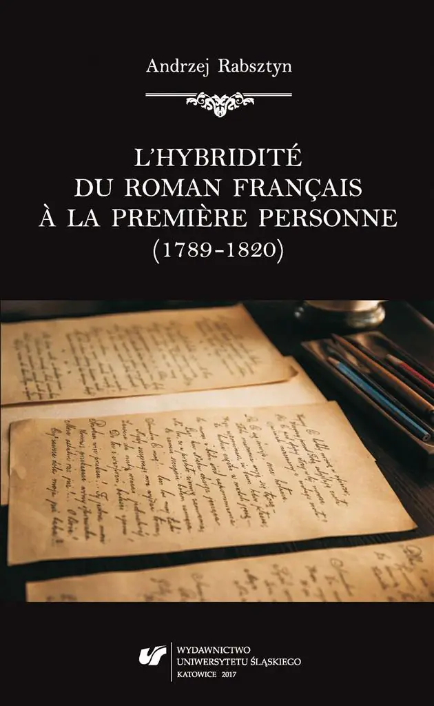 Książka - L'hybridite du roman franais a la premiere personne