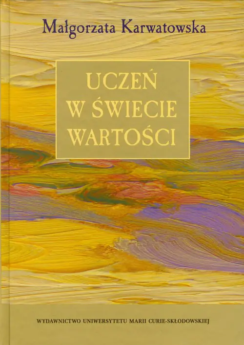 Książka - Uczeń w świecie wartości