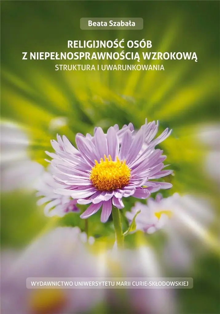 Książka - Religijność osób z niepełnosprawnością wzrokową. Struktura i uwarunkowania