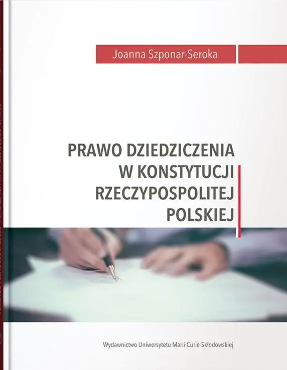 Książka - Prawo dziedziczenia w Konstytucji RP