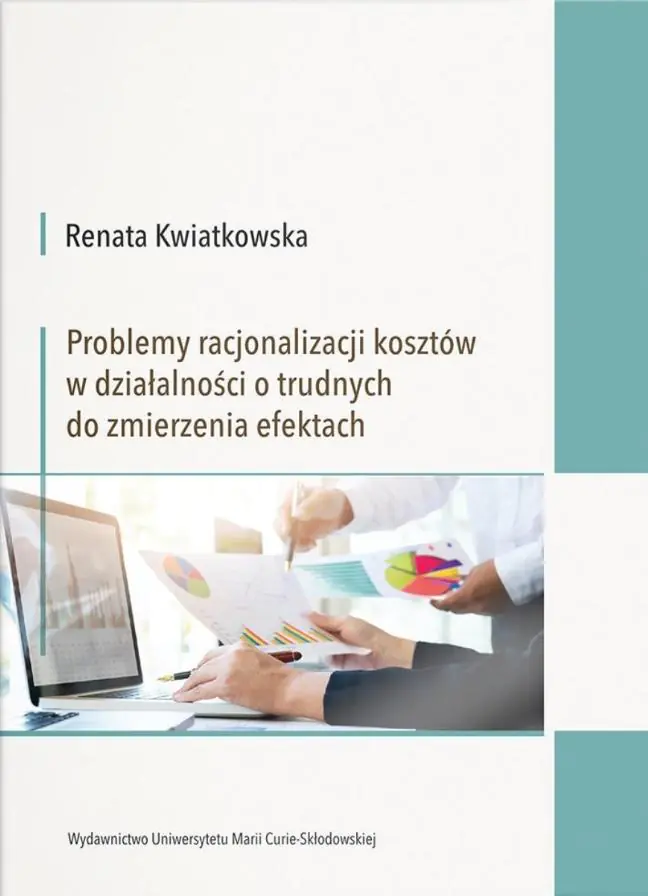 Książka - Problemy racjonalizacji kosztów w działalności o trudnych do zmierzenia efektach