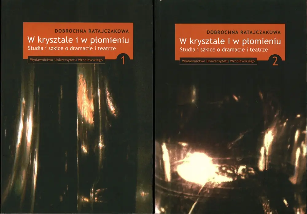 Książka - W krysztale i w płomieniu Studia i szkice o dramacie i teatrze