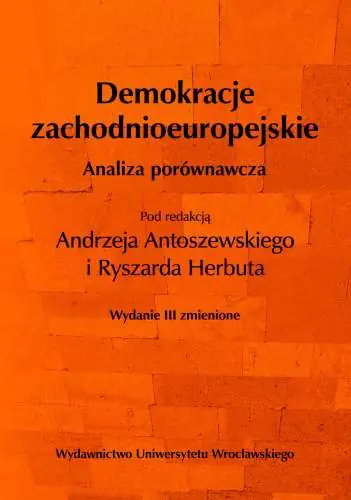 Książka - Demokracje zachodnioeuropejskie