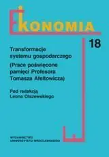 Książka - Transformacje systemu gospodarczego Ekonomia 18