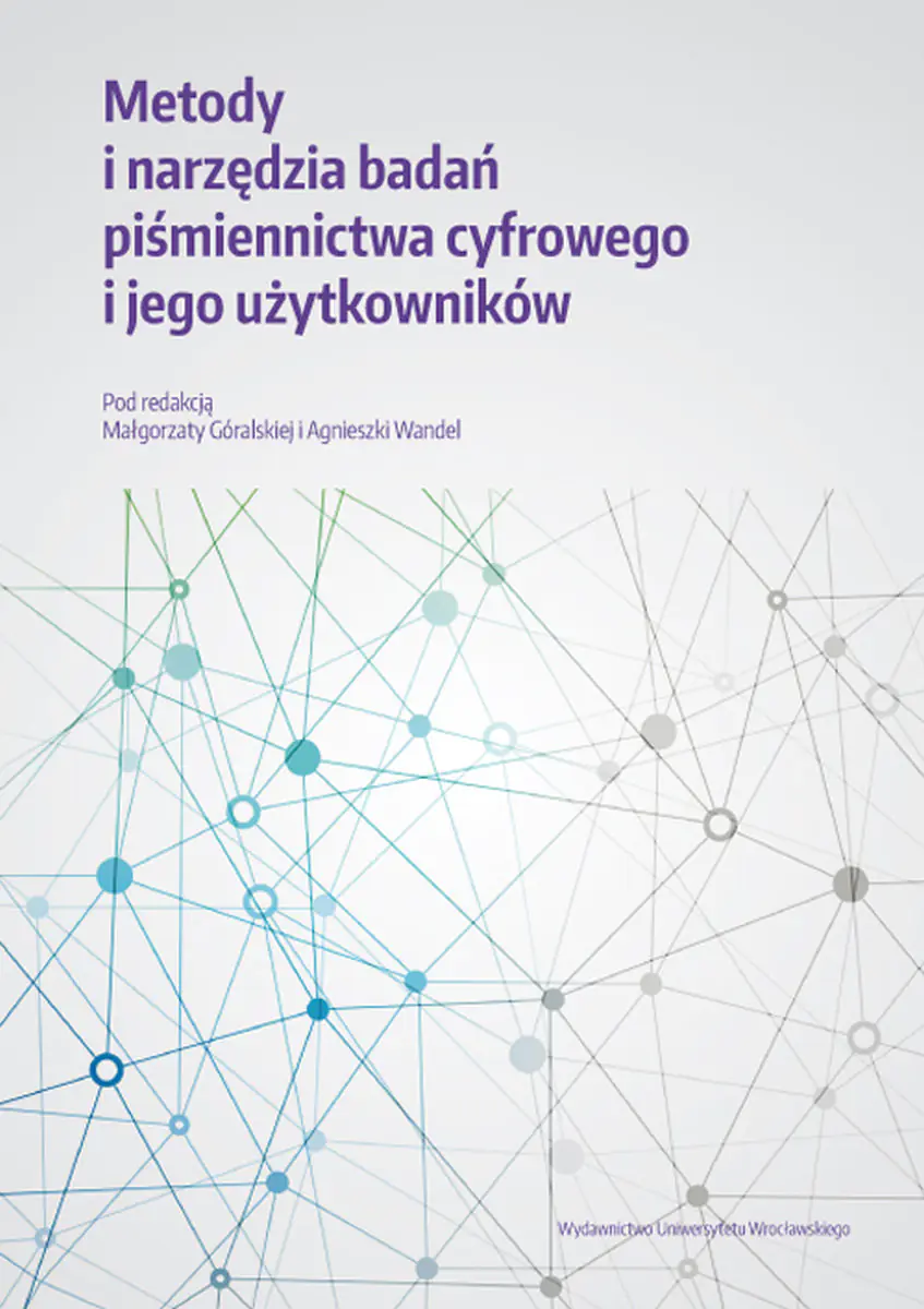 Książka - Metody i narzędzia badań piśmiennictwa cyfrowego i jego użytkowników