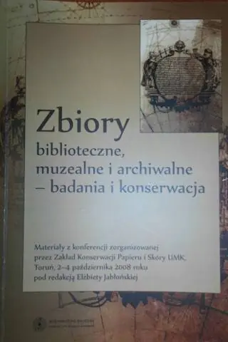 Książka - Zbiory biblioteczne, muzealne i archiwalne - badania i konserwacja
