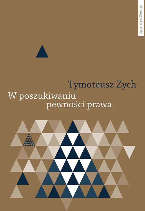Książka - W poszukiwaniu pewności prawa