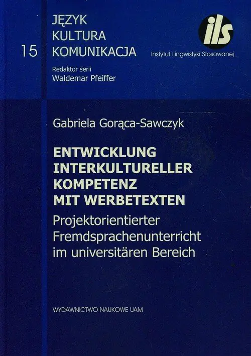 Książka - Entwicklung interkulturellen kompetenz mit werbetexten