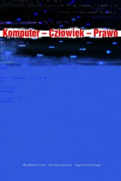 Książka - KOMPUTER CZŁOWIEK PRAWO