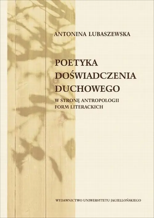 Książka - Poetyka doświadczenia duchowego