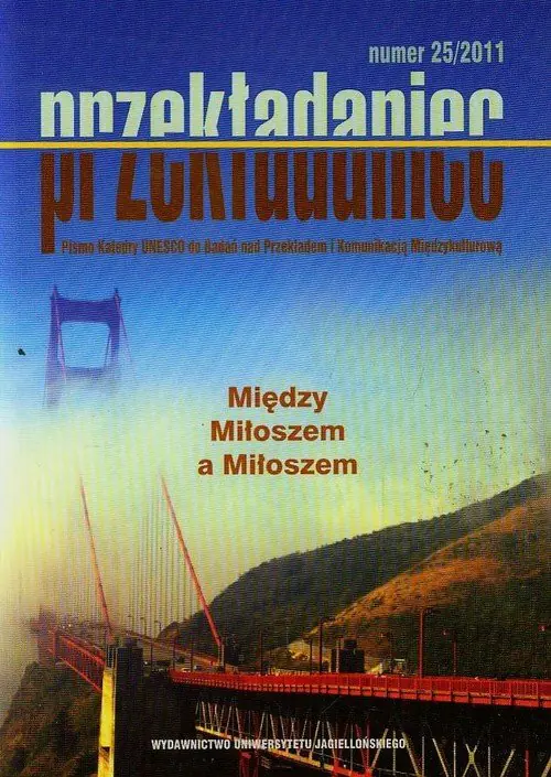 Książka - Przekładaniec nr 25/2011. Między Miłoszem a Miłoszem