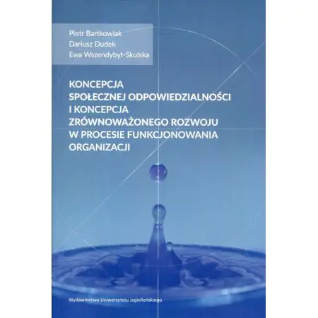 Książka - Koncepcja społecznej odpowiedzialności