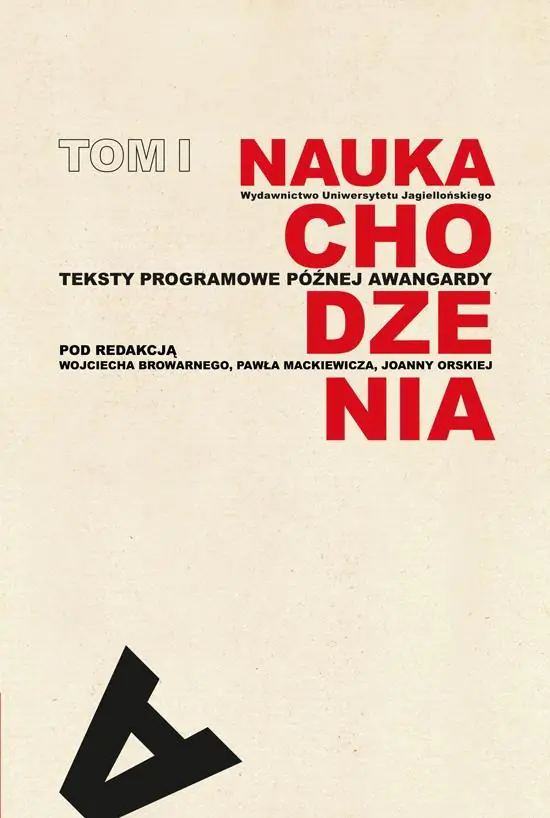 Książka - Nauka chodzenia T.1 Teksty programowe późnej...