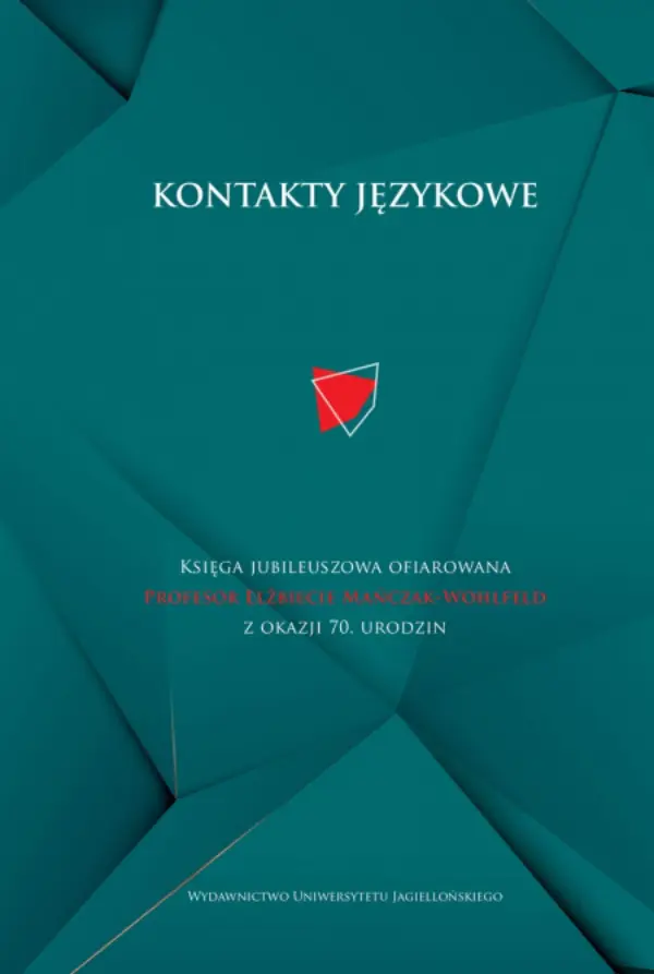 Książka - Kontakty językowe