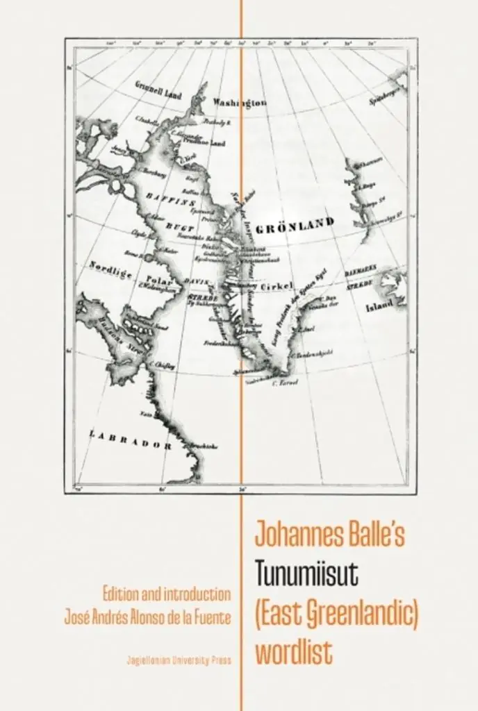 Książka - Johannes Balle's Tunumiisut (East Greenlandic) wordlist