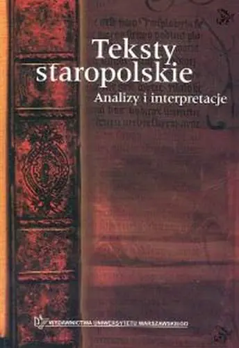 Książka - Teksty staropolskie