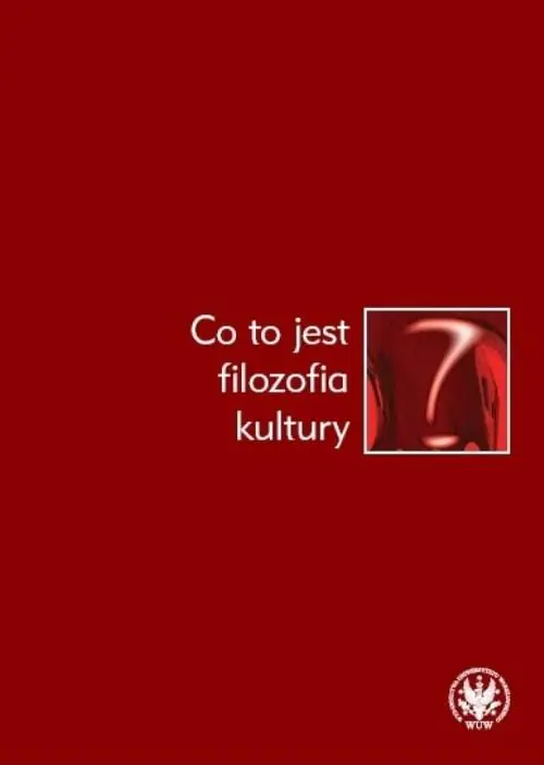 Książka - Co to jest filozofia kultury?. 