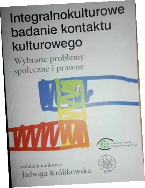 Książka - Integralnokulturowe badanie kontaktu kulturowego. Wybrane problemy społeczne i prawne