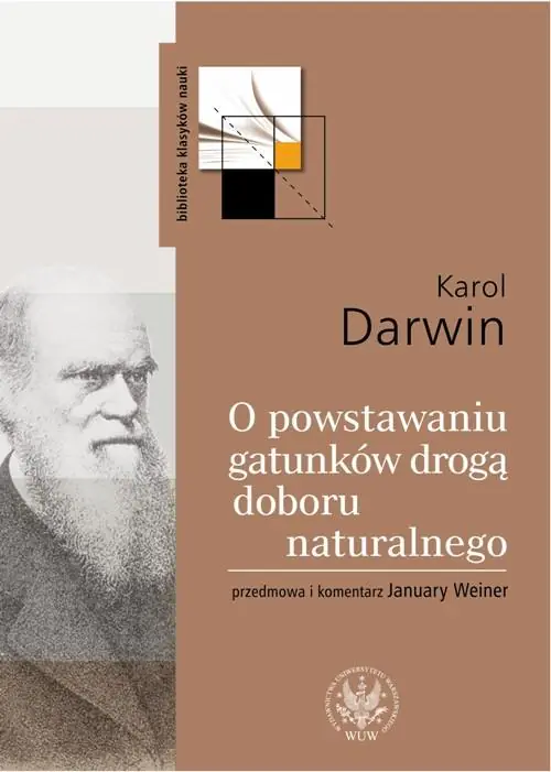 Książka - O powstawaniu gatunków drogą doboru naturalnego - Karol Darwin