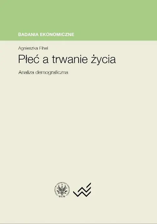 Książka - Płeć a trwanie życia. Analiza demograficzna