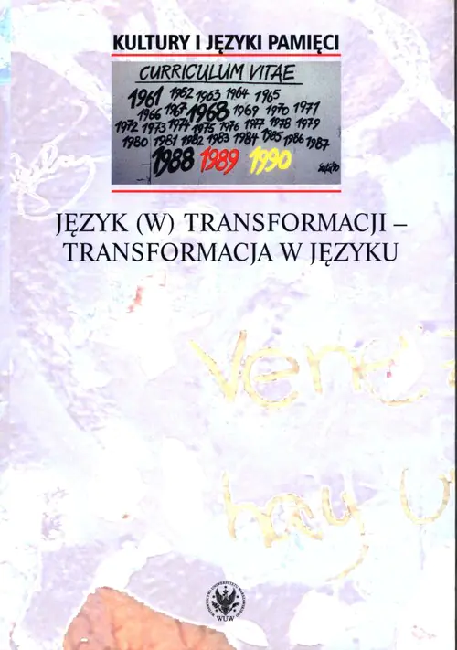 Książka - Język (w) transformacji - transformacja w języku