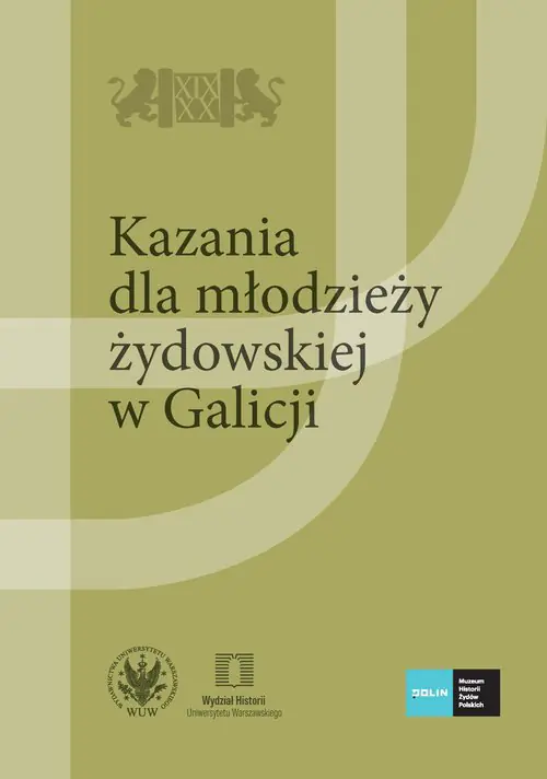 Książka - Kazania dla młodzieży żydowskiej w Galicji