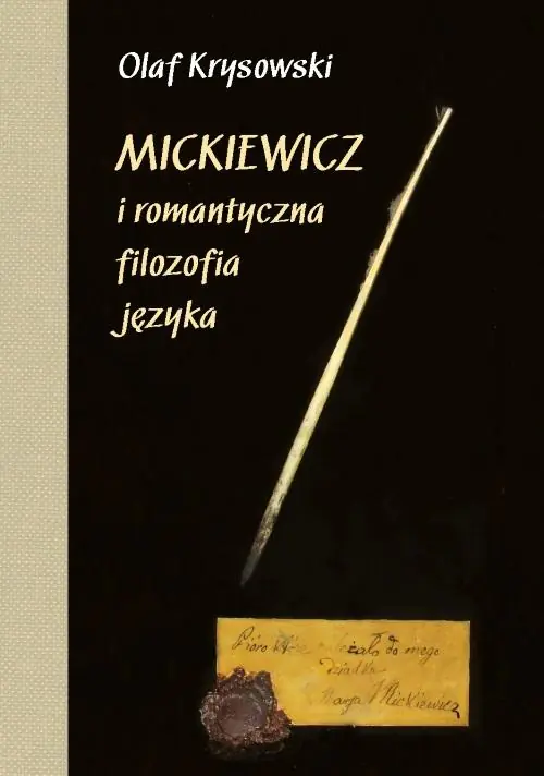 Książka - Mickiewicz i romantyczna filozofia języka, wyd. 2