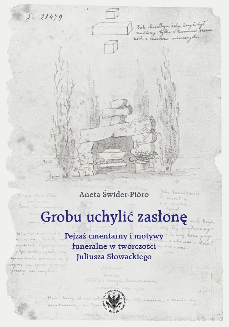 Książka - Grobu uchylić zasłonę. Pejzaż cmentarny i motywy funeralne w twórczości Juliusza Słowackiego