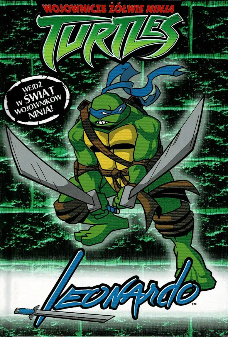 Książka - Wojownicze Żółwie Ninja. Leonardo