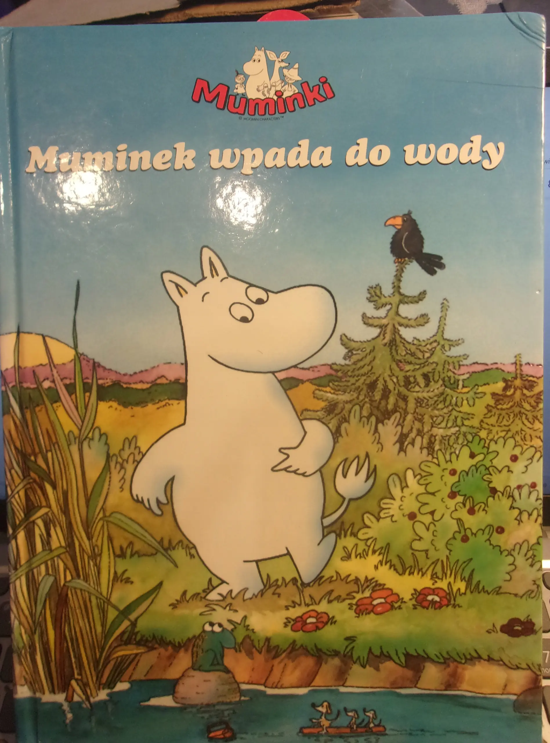 Książka - Muminki. Muminek wpada do wody