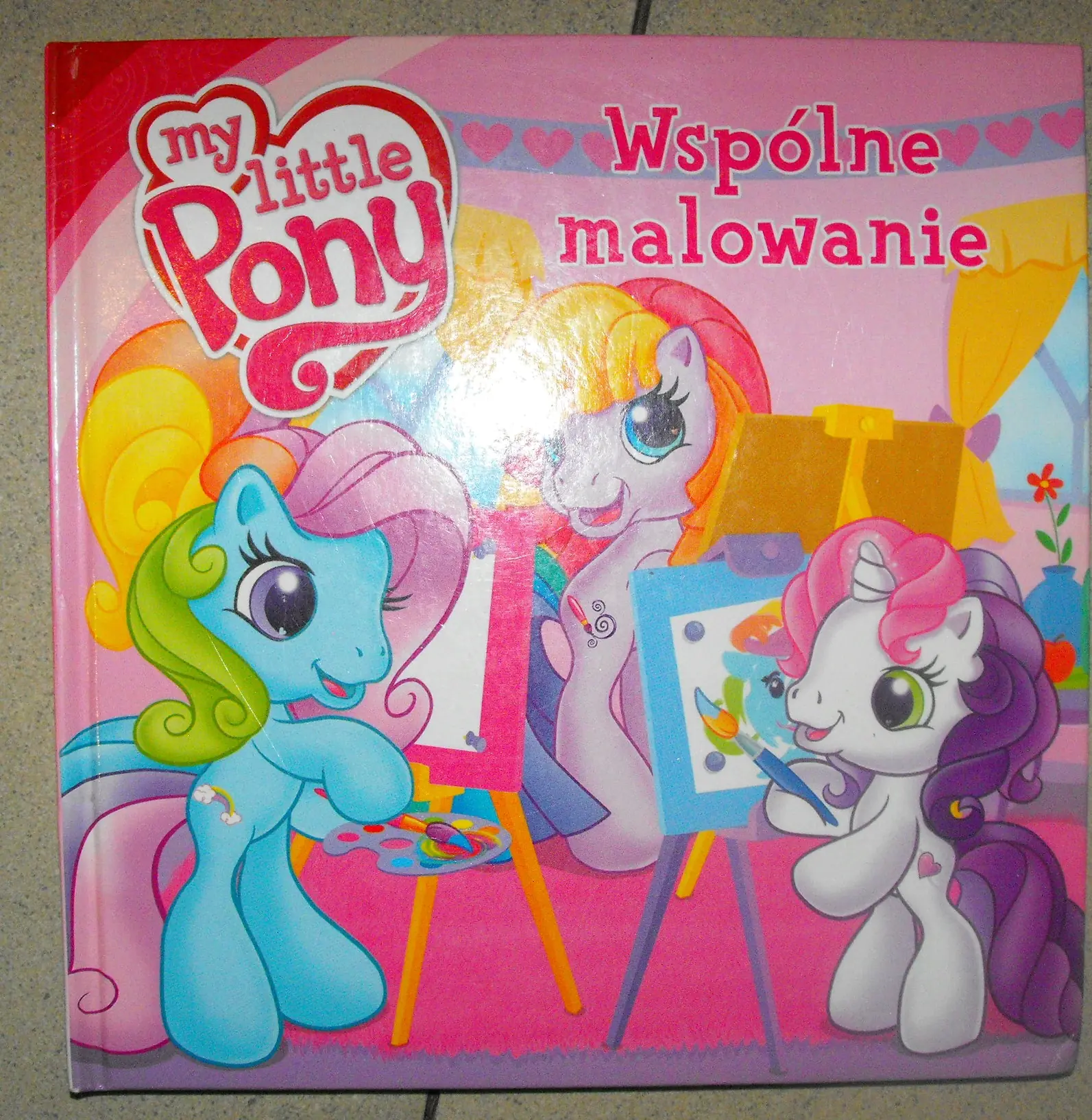 Książka - Mój kucyk Pony Wspólne malowanie