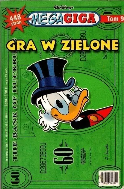 Książka - Gra w zielone. MegaGiga. Tom 9