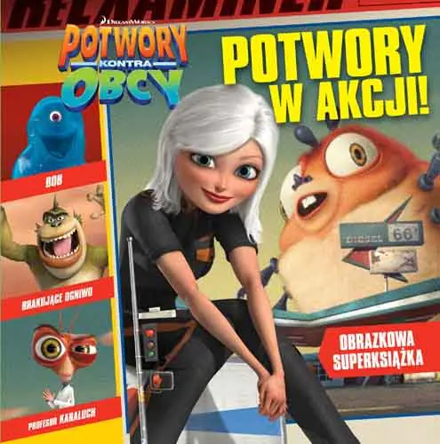 Książka - Potwory kontra obcy Potwory w akcji