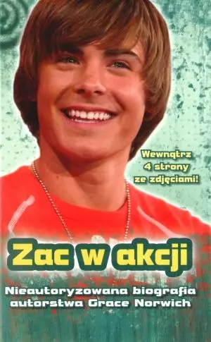 Książka - High school musical Zac w akcji
