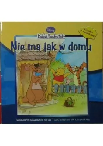 Książka - Naklejkowe szaleństwo nr 120. Kubuś Puchatek. Nie ma jak w domu