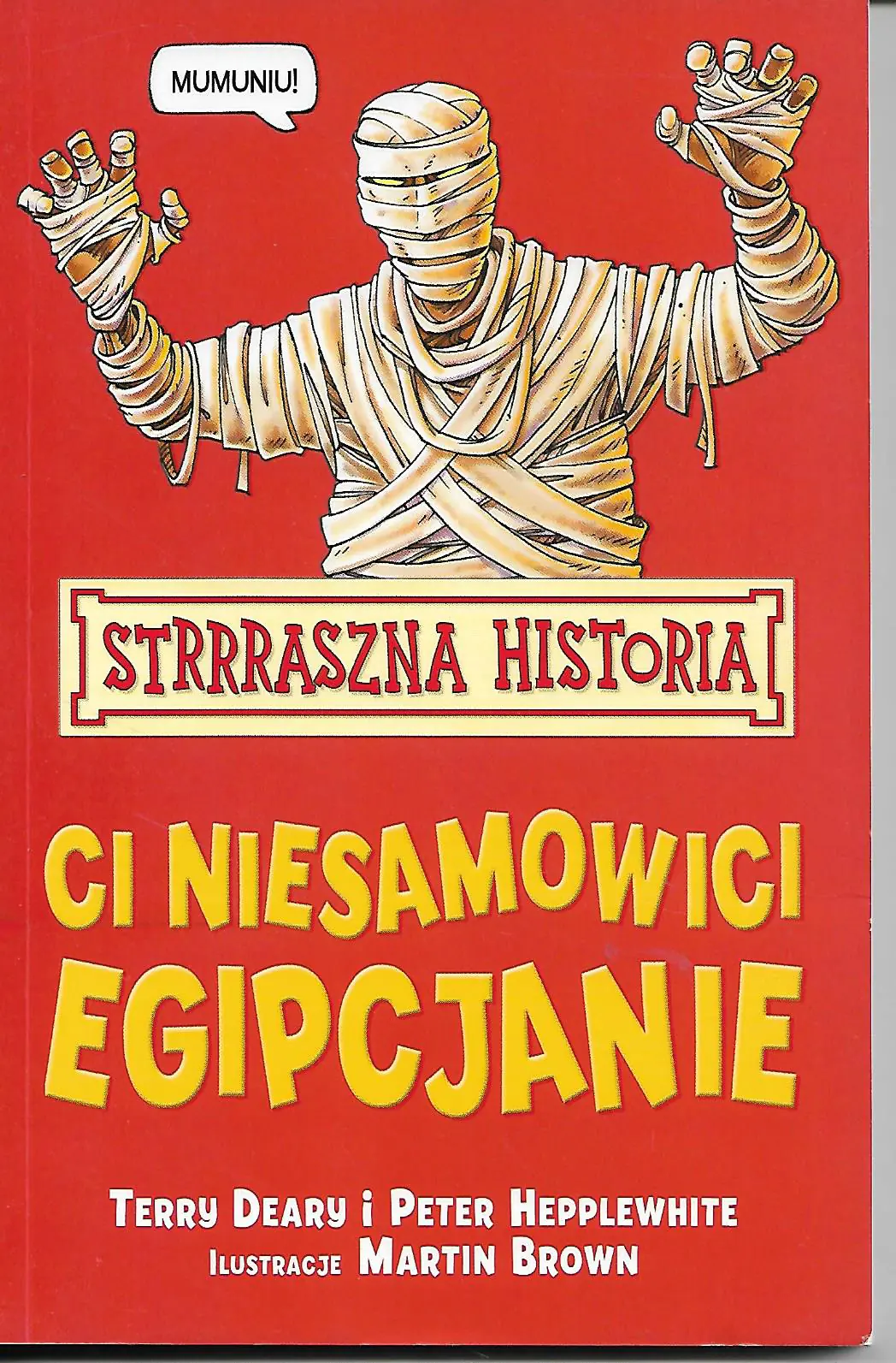 Książka - Strrraszna Historia Ci niesamowici Egipcjanie