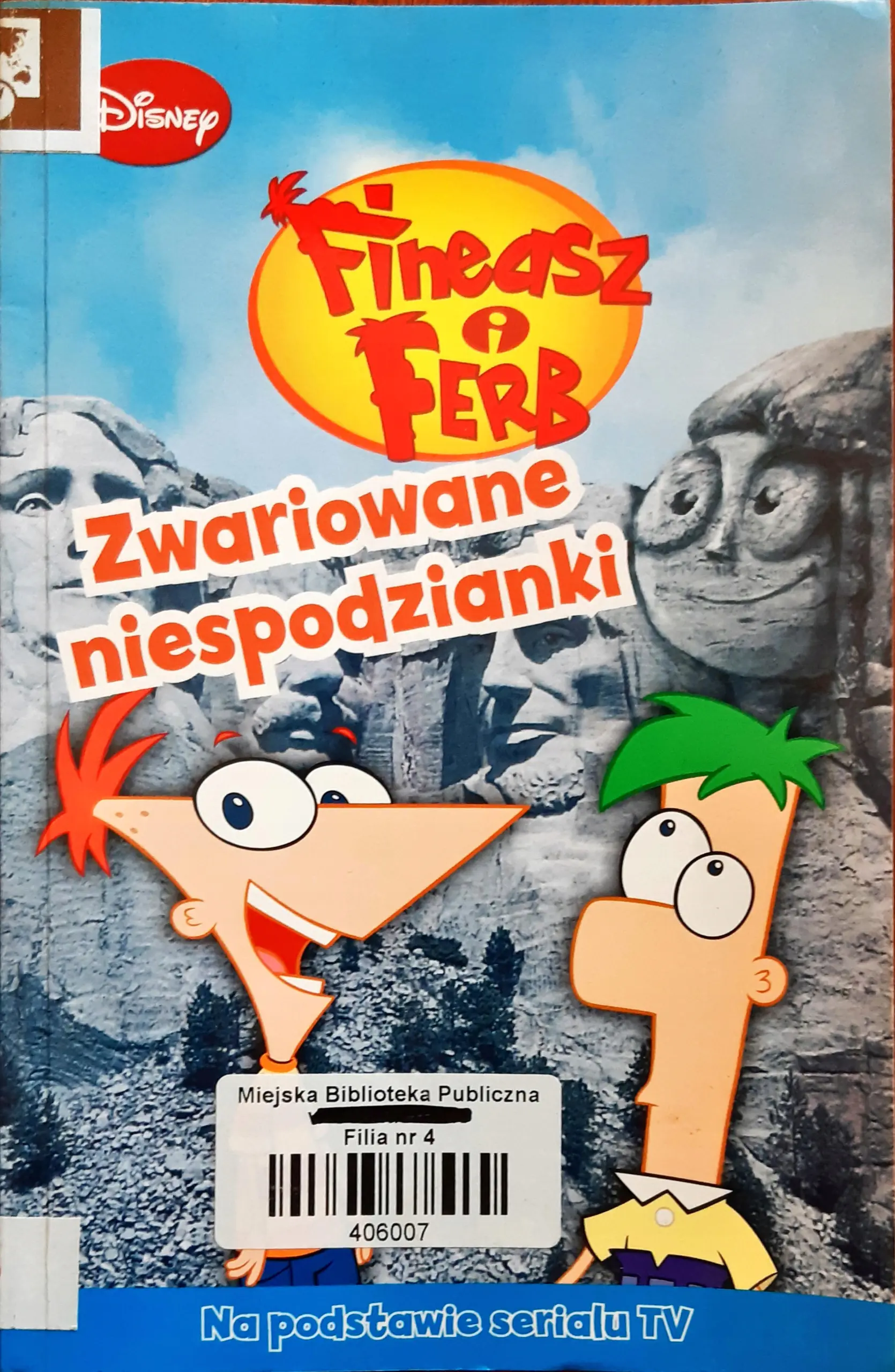 Książka - Fineasz i Ferb Zwariowane niespodzianki