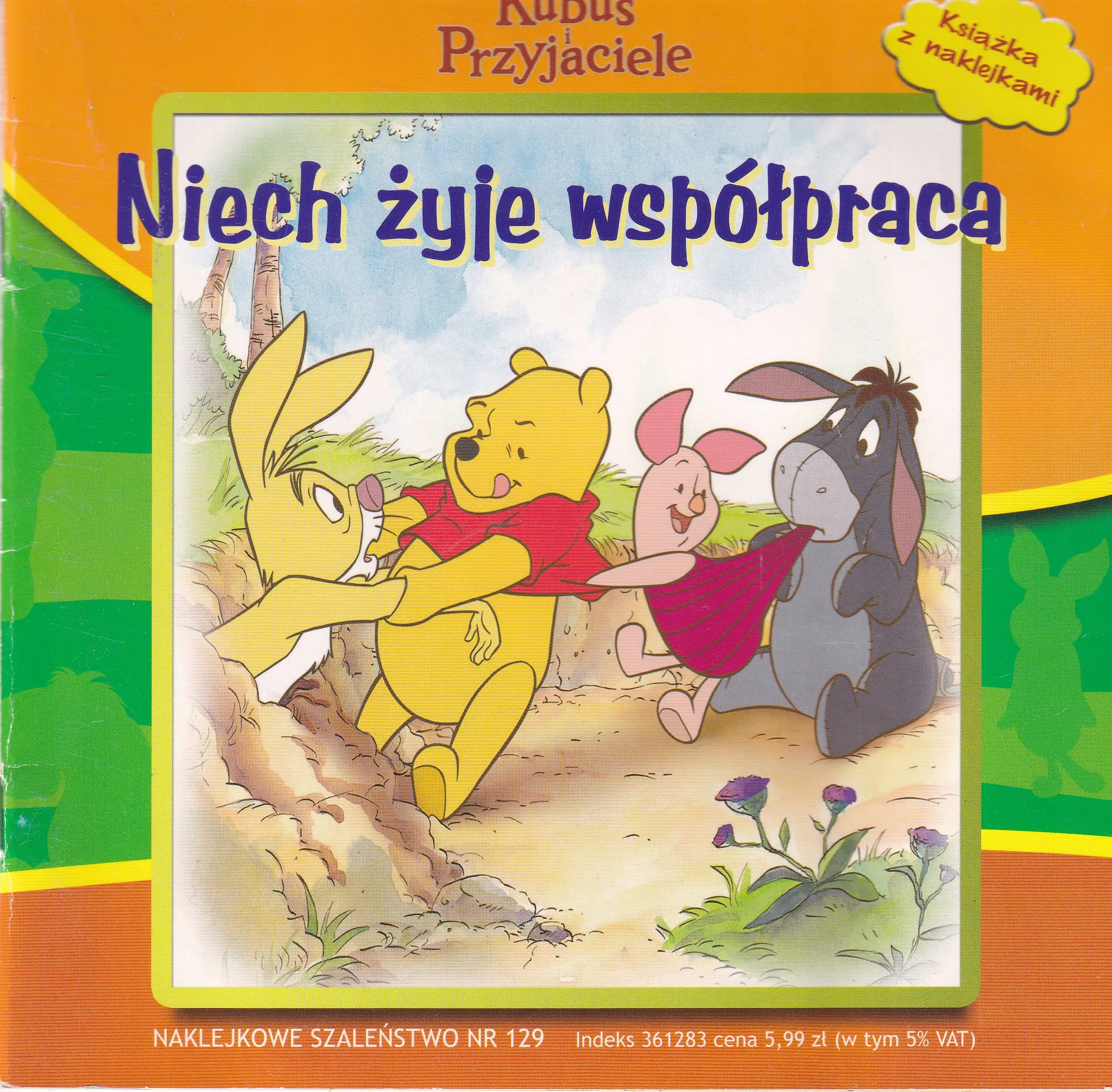 Książka - Niech żyje współpraca Kubuś i przyjaciele