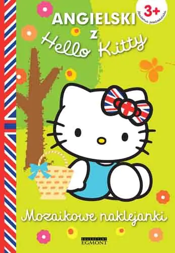 Książka - Mozaikowe naklejanki. Angielski z Hello Kitty