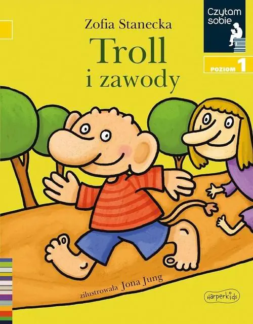 Książka - Troll i zawody. Czytam sobie. Poziom 1