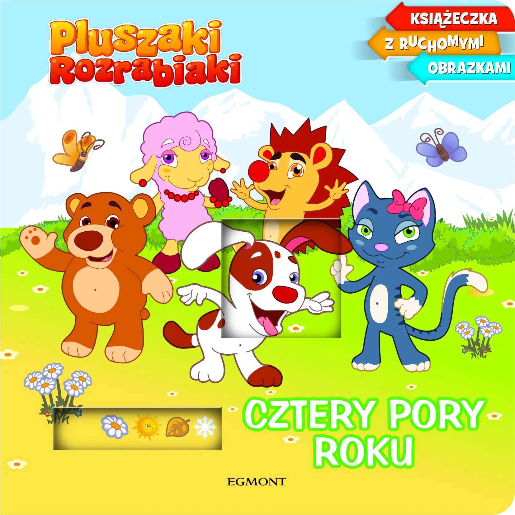 Książka - Pluszaki Rozrabiaki - Cztery pory roku