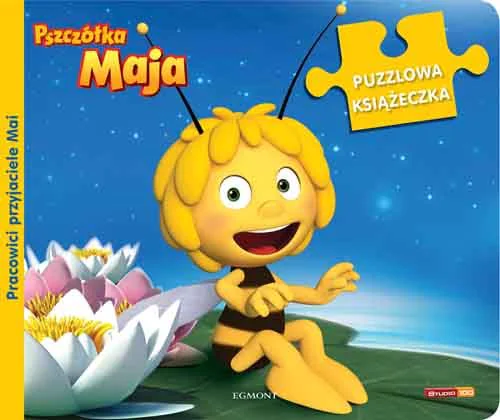 Książka - Pracowici przyjaciele Mai. Puzzlowa książeczka