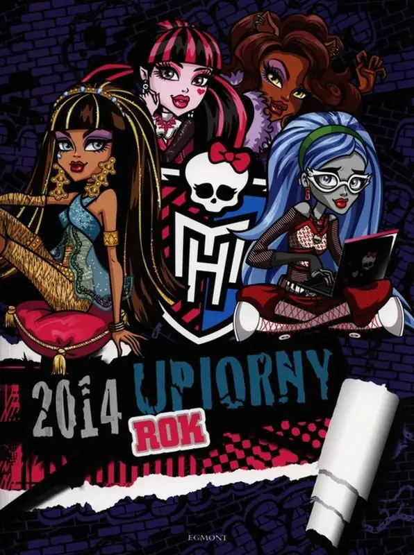 Książka - Monster High. Upiorny rok 2014