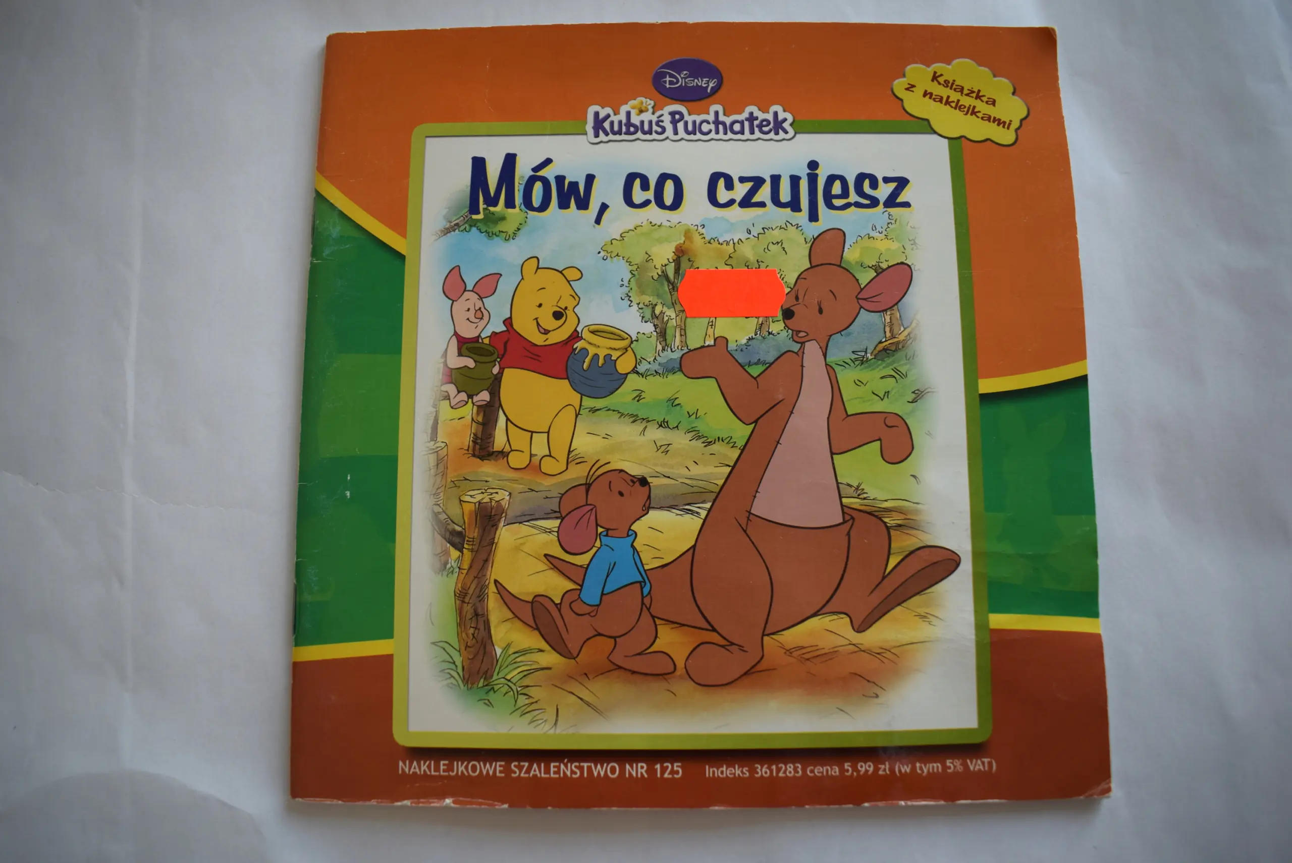 Książka - Kubuś Puchatek, Mów co czujesz