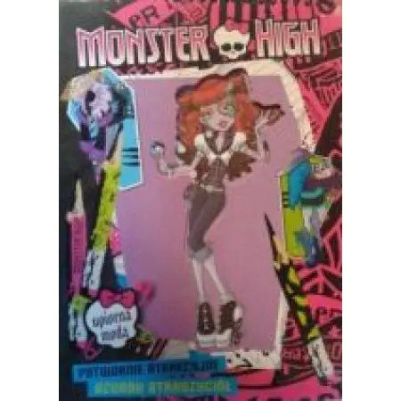Książka - Monster High Upiorna moda: potwornie n