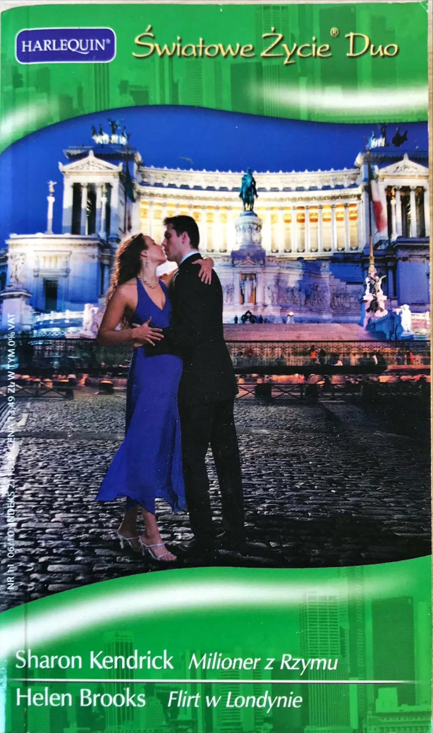 Książka - MILIONER Z RZYMU FLIRT W LONDYNIE